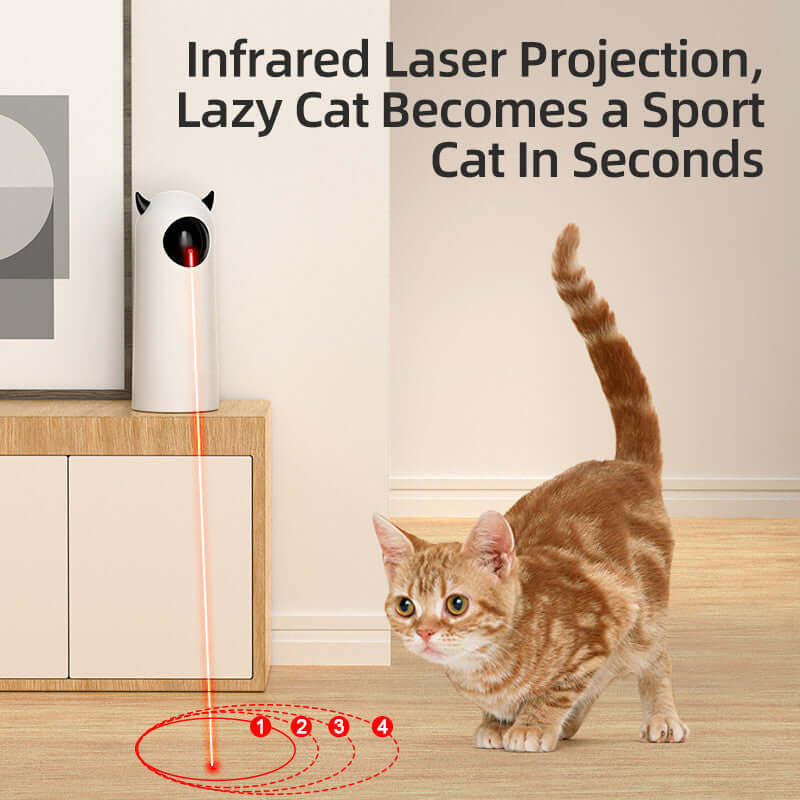 Electric Automatic Infrared Cat Teaser Toys